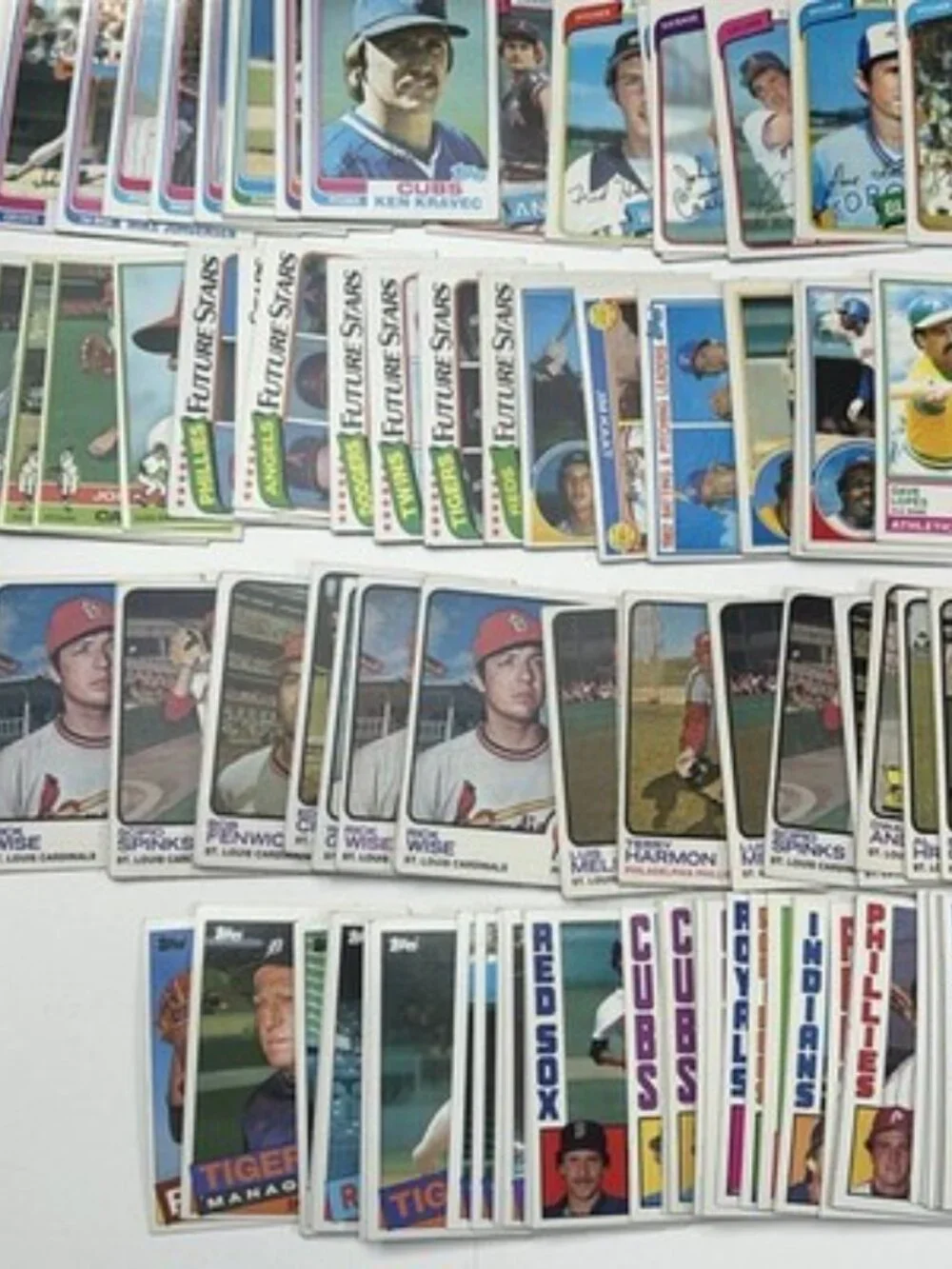 1970’s -1980’s Topps Fleer Baseball Lot ~350 Cards Low Grade